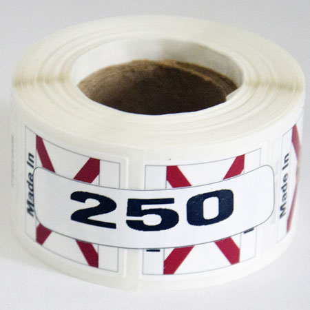 250 per roll