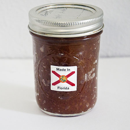 Florida Label on Jam
