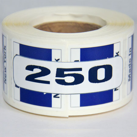 250 per roll