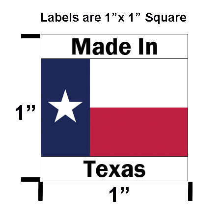1x1 label
